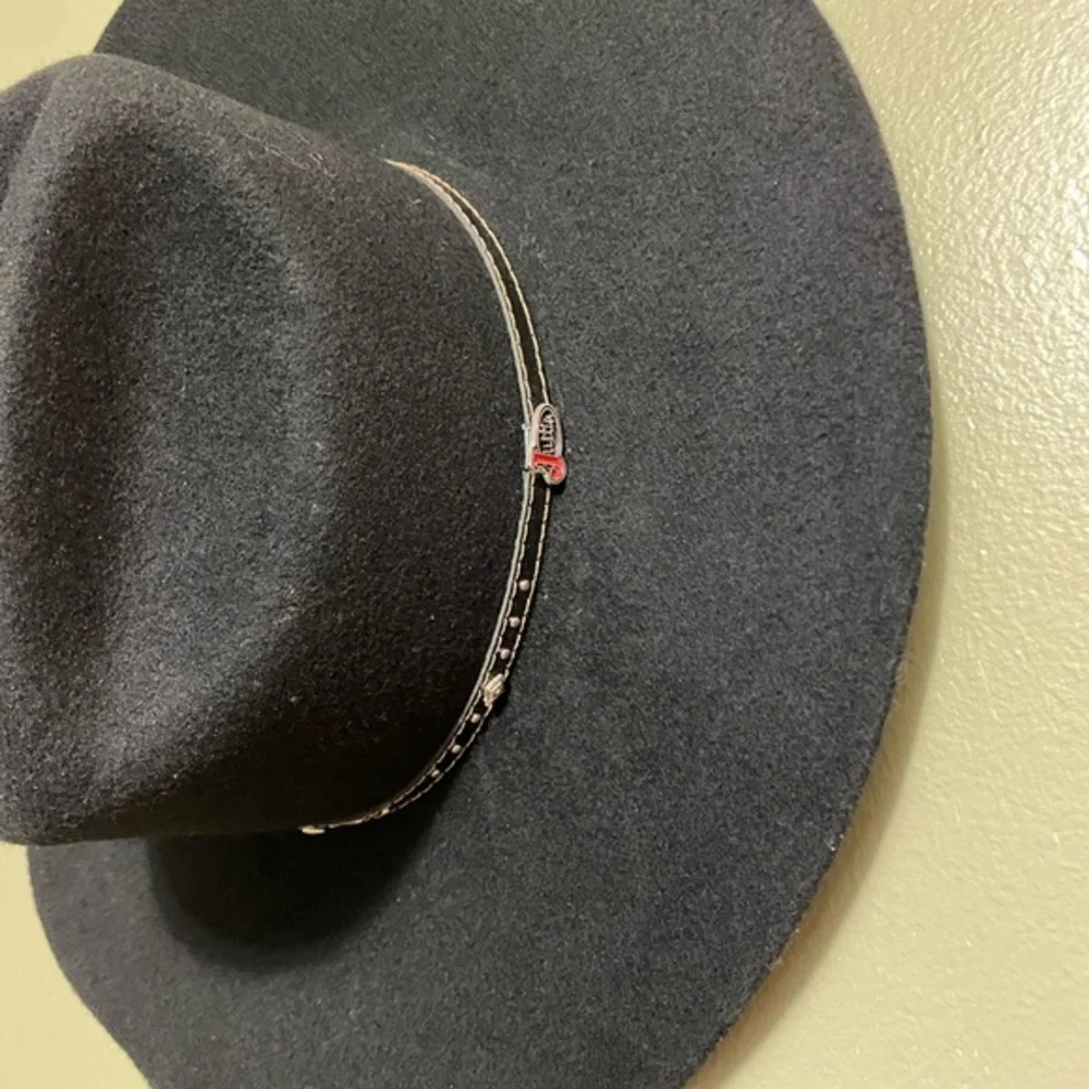 Justin 100% Wool XX Cowboy Hat, Black,‎ Size 56/7